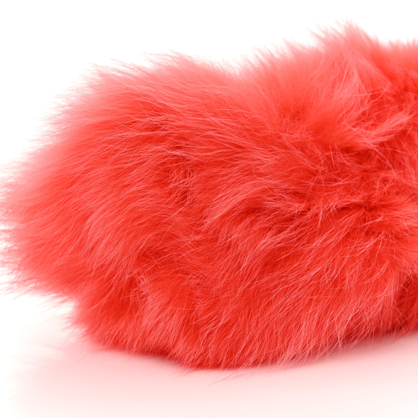 Fox Fur Shiny Nappa Small Fendi First Papavero