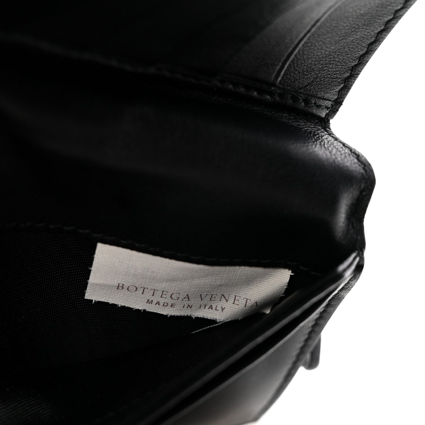 Nappa Intrecciato Continental Snap Wallet Black