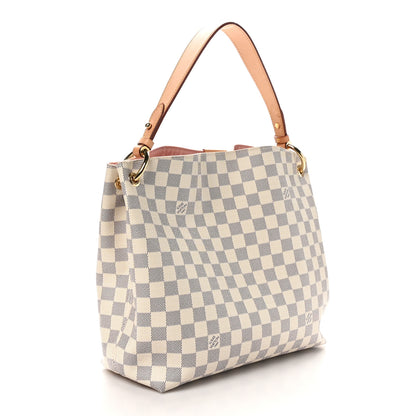 Louis Vuitton Damier Azur Graceful PM Rose Ballerine 3 of 9