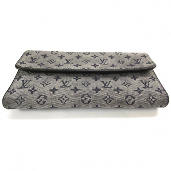 Louis Vuitton Mini Monogram Porte Tresor International Wallet Blue 4 of 8