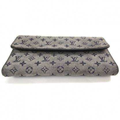 Louis Vuitton Mini Monogram Porte Tresor International Wallet Blue 4 of 8
