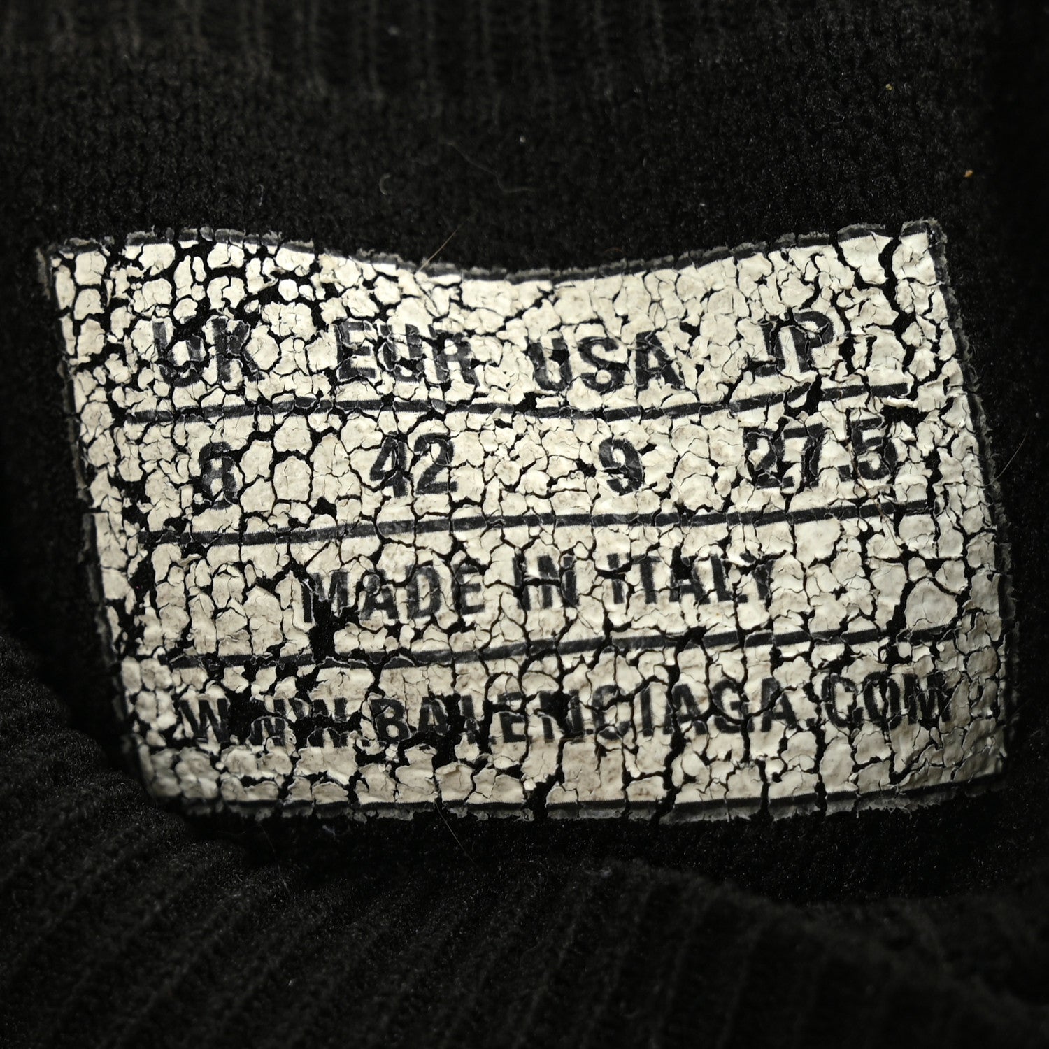 Balenciaga Neoprene Knit Mens Speed Sneakers 42 Black 7 of 7