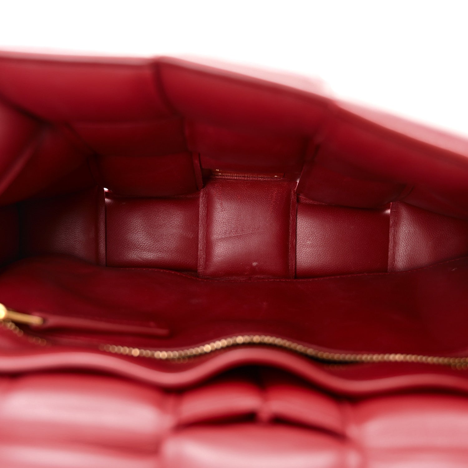 Bottega Veneta Nappa Maxi Intreccio Padded Cassette Crossbody Bag Dark Red 5 of 14