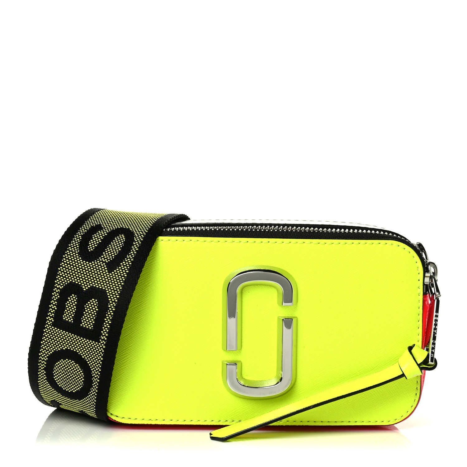 Marc Jacobs Saffiano Small Snapshot Camera Bag Bright Yellow 1 of 5