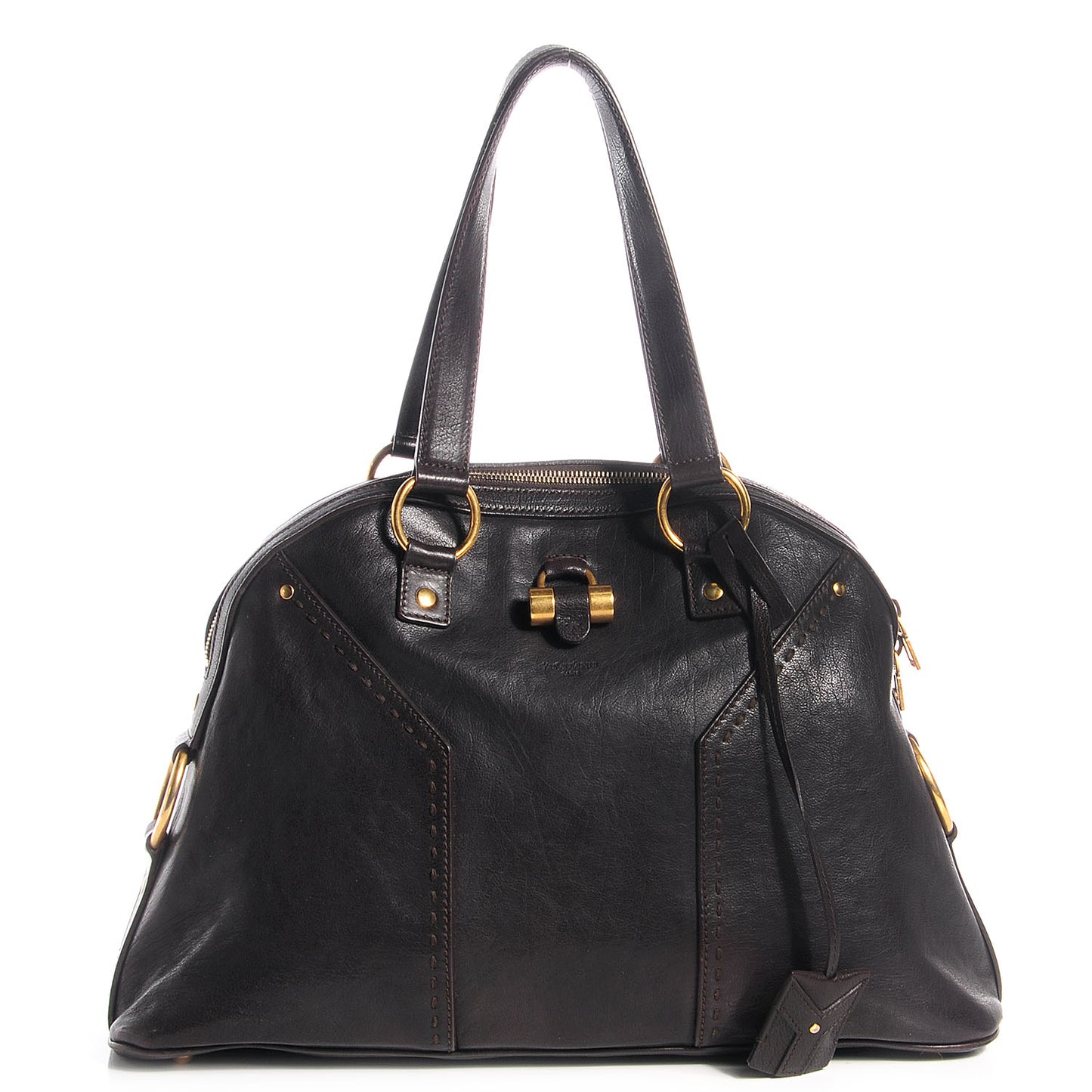 Leather Large Muse Brown