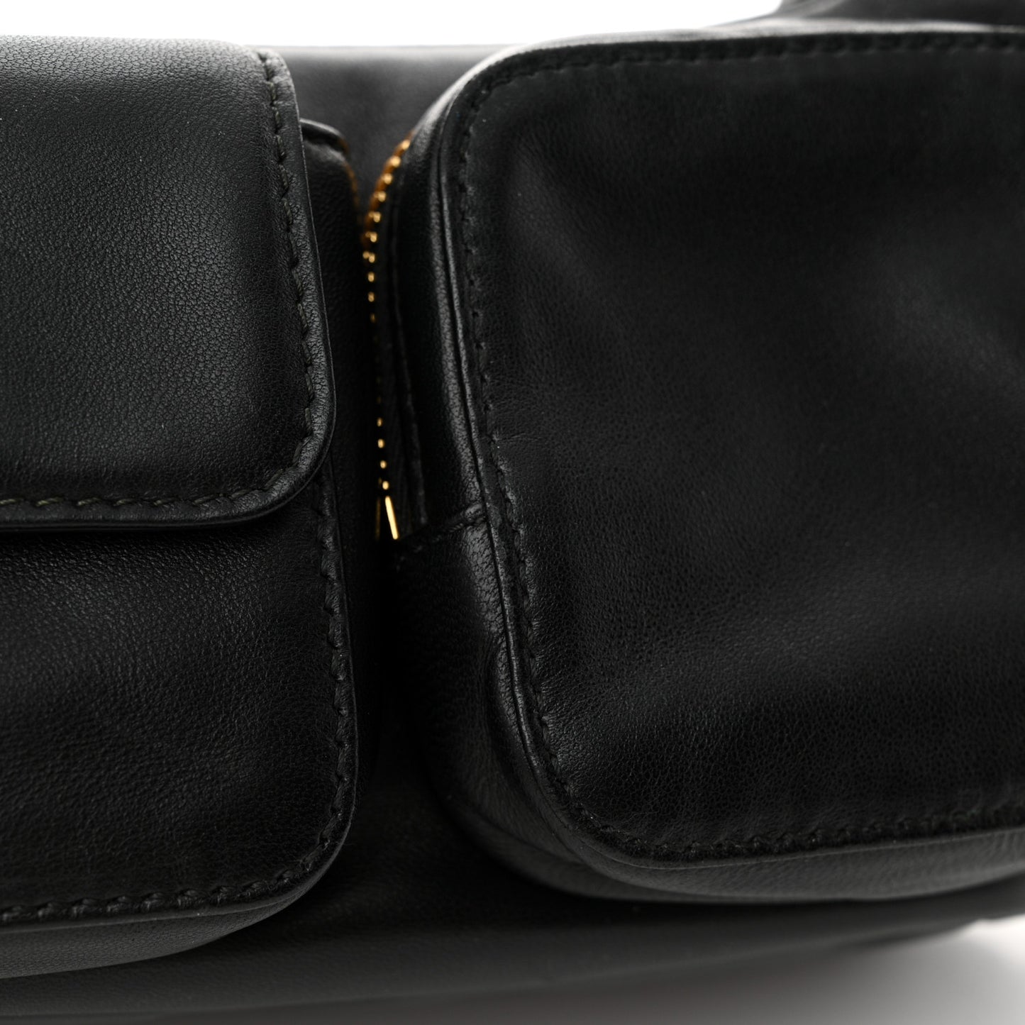 Nappa Multi Pocket Hobo Black