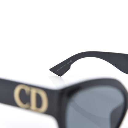 Christian Dior Acetate DDiorF Cat Eye Sunglasses Black 6 of 9