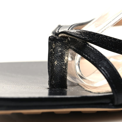 Bottega Veneta Lambskin Stretch Multi Strap 40mm Sandals 37 Black 8 of 8