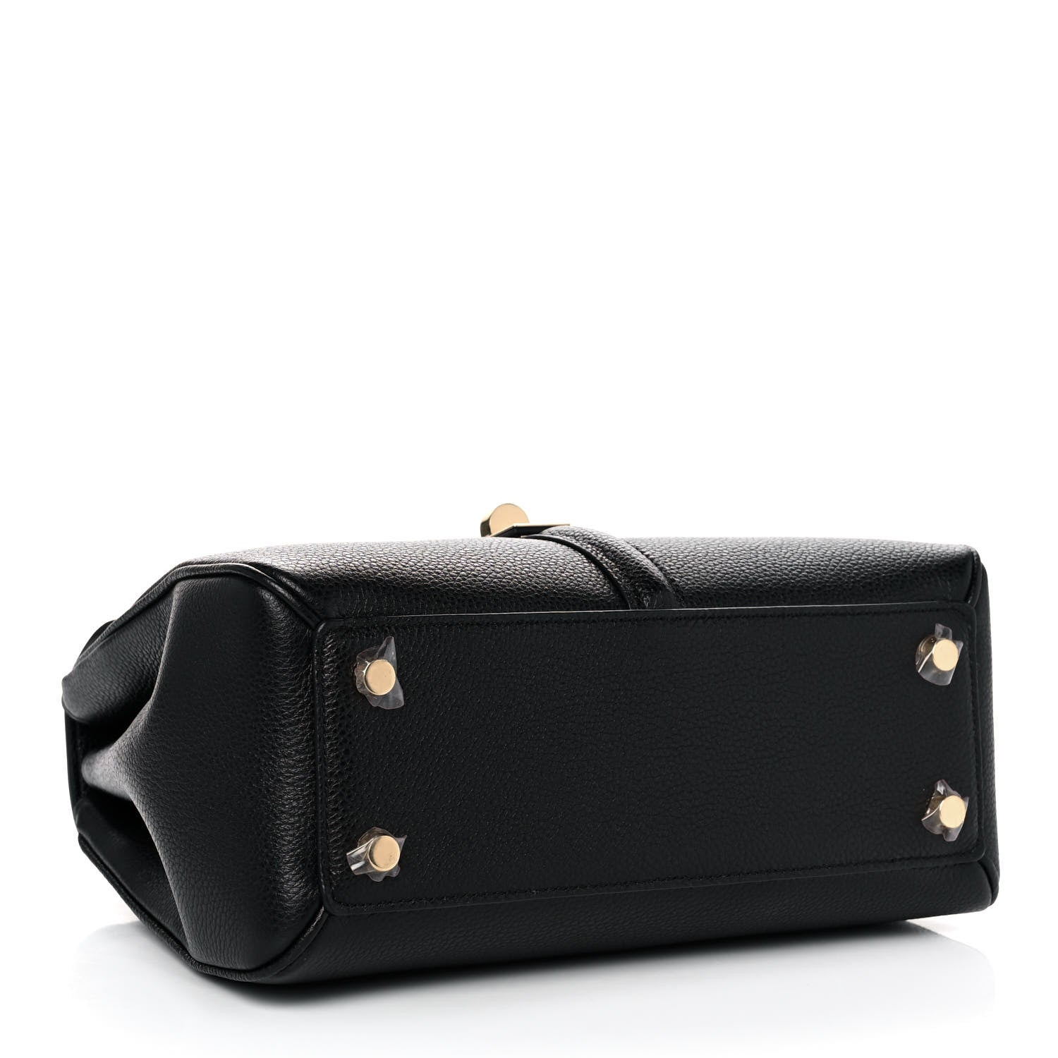 Celine Grained Calfskin Small 16 Top Handle Bag Black 3 of 9