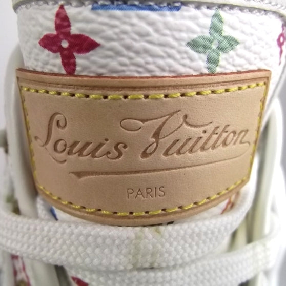 Monogram Multicolor High Top Sneakers 36 White
