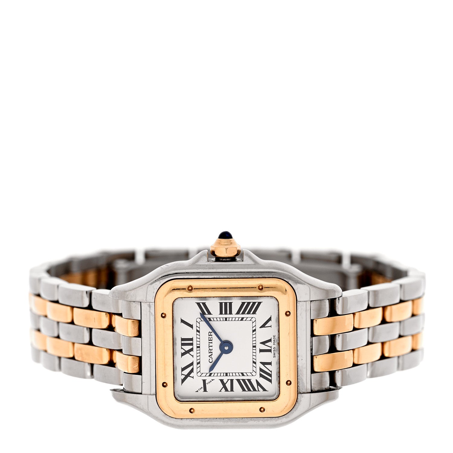 Cartier Stainless Steel 18K Yellow Gold 22mm Panthere Quartz Watch 2 of 5