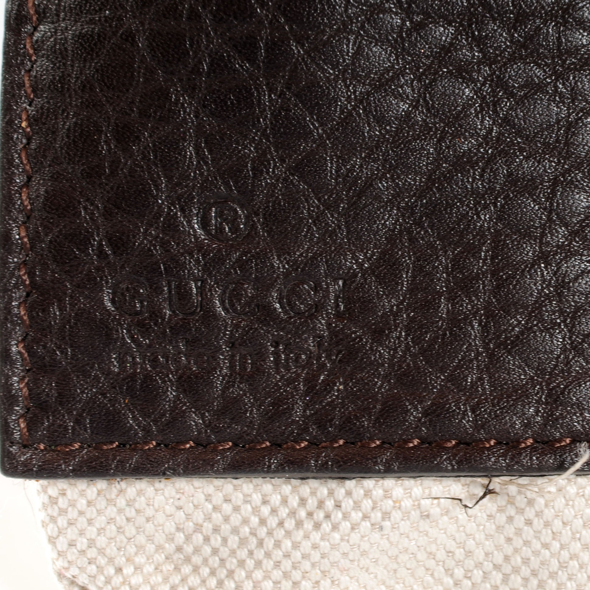 Gucci Monogram Horsebit Wristlet Brown 7 of 8