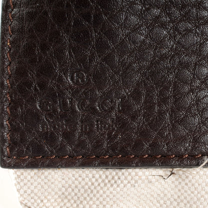 Gucci Monogram Horsebit Wristlet Brown 7 of 8