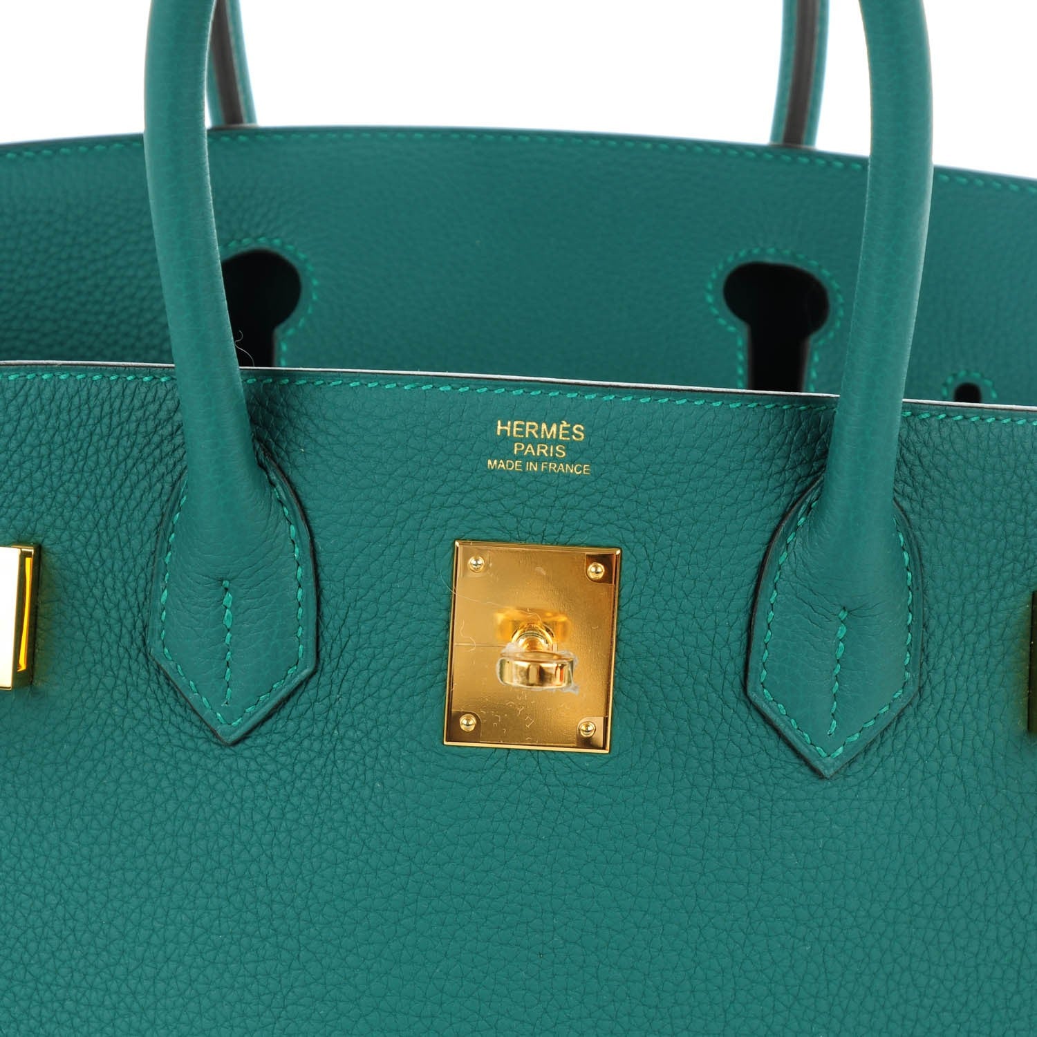 Hermes Togo Birkin 30 Malachite 9 of 22