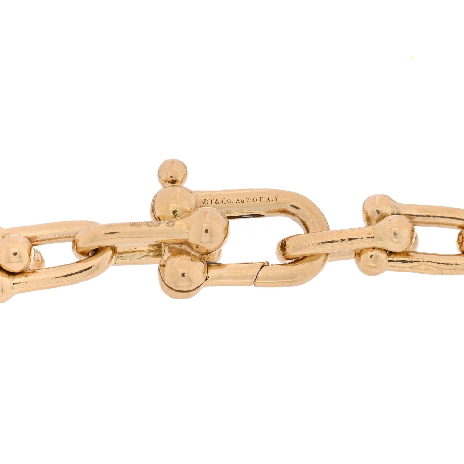 Tiffany 18K Yellow Gold Small HardWear Link Bracelet 3 of 3