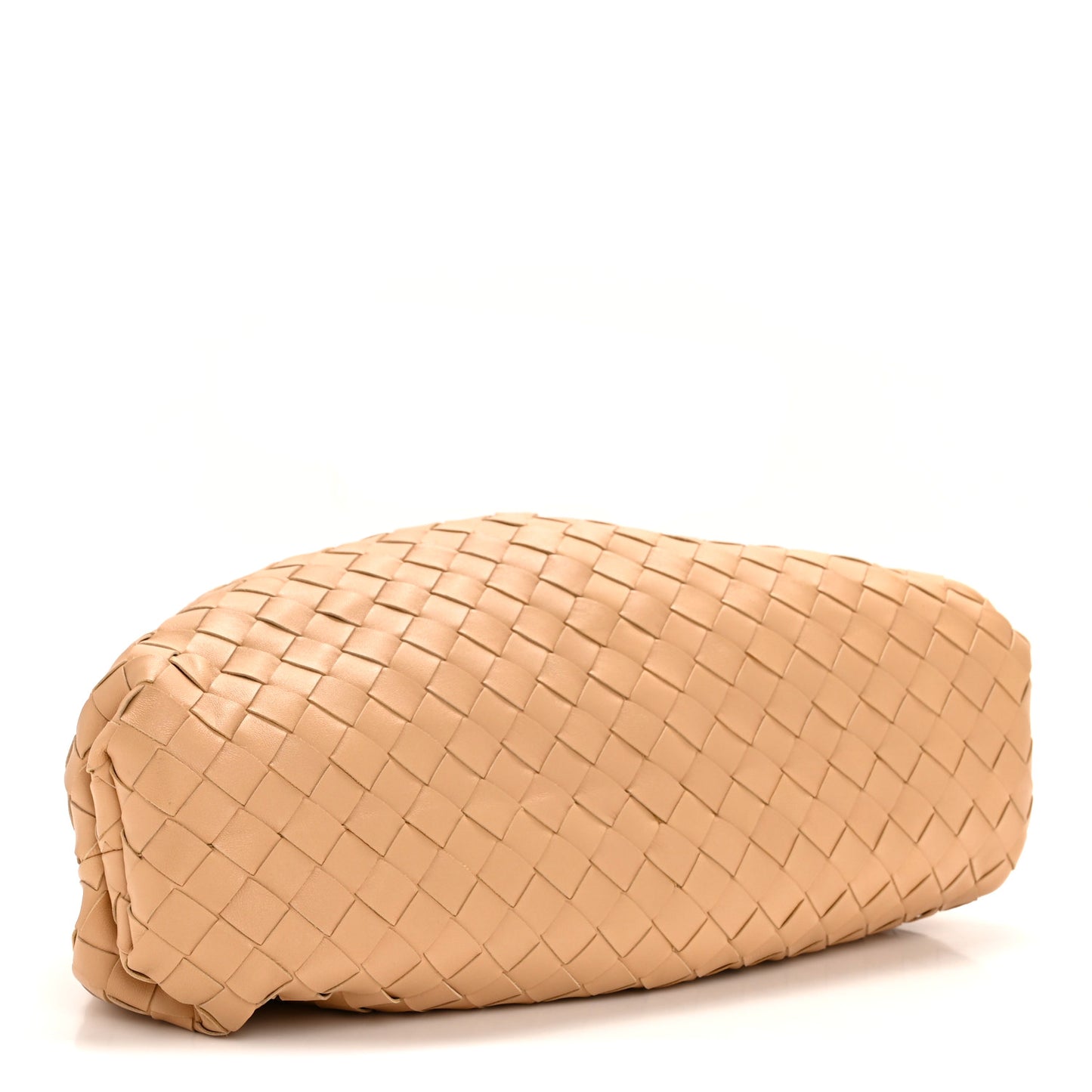 Nappa Maxi Intrecciato The Pouch Oversized Clutch Almond
