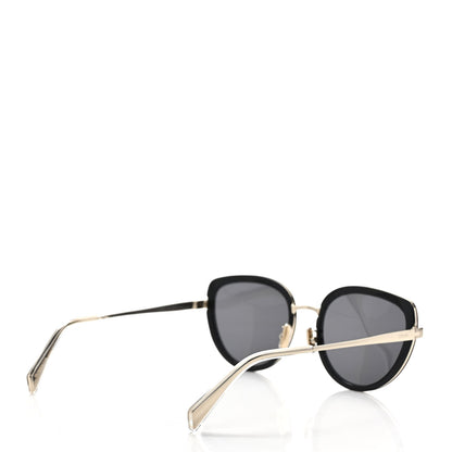Celine Oversized Square Metal Sunglasses CL40203U Black 4 of 6