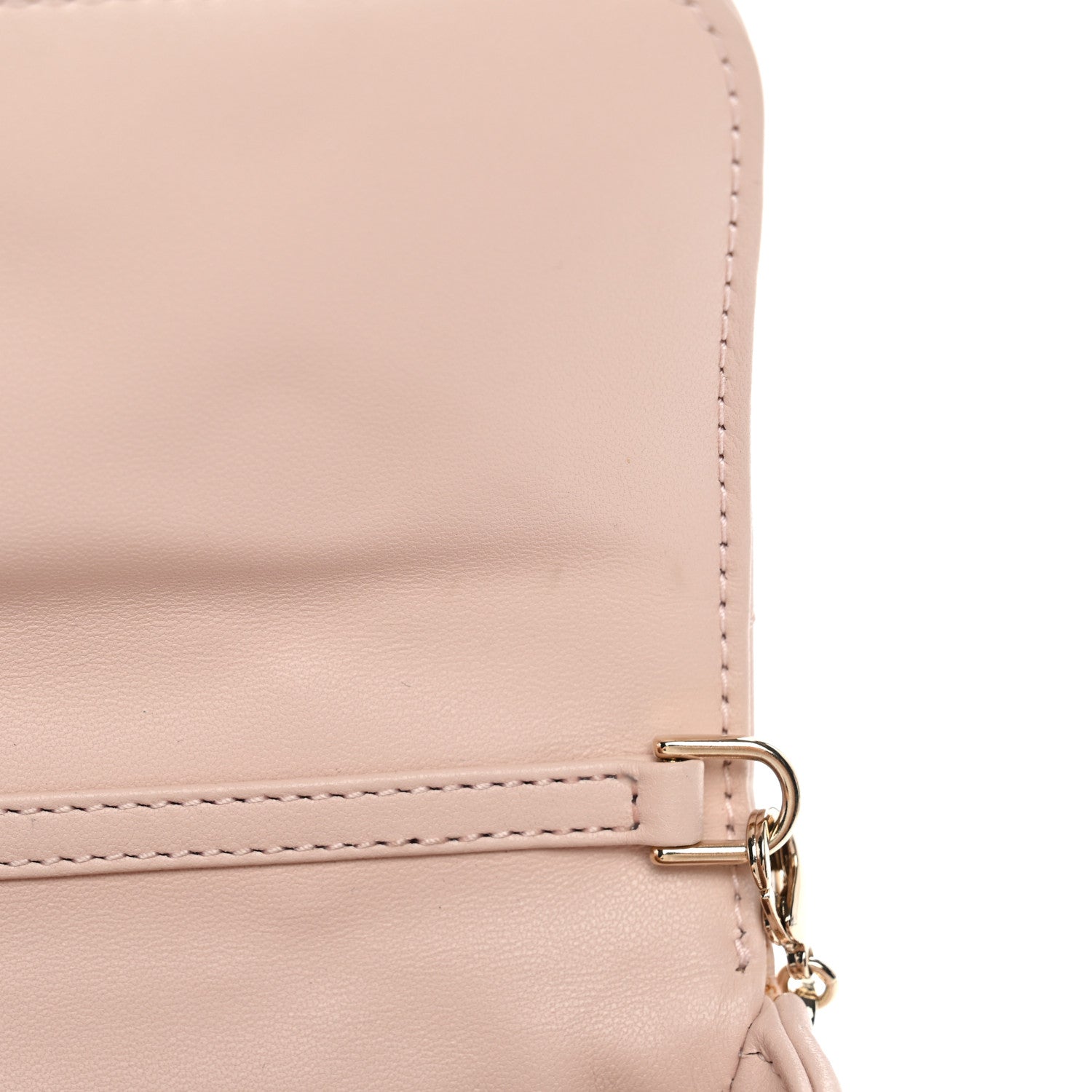 Christian Dior Lambskin Cannage Dior Talk Phone Pouch Rose Poudre 10 of 10