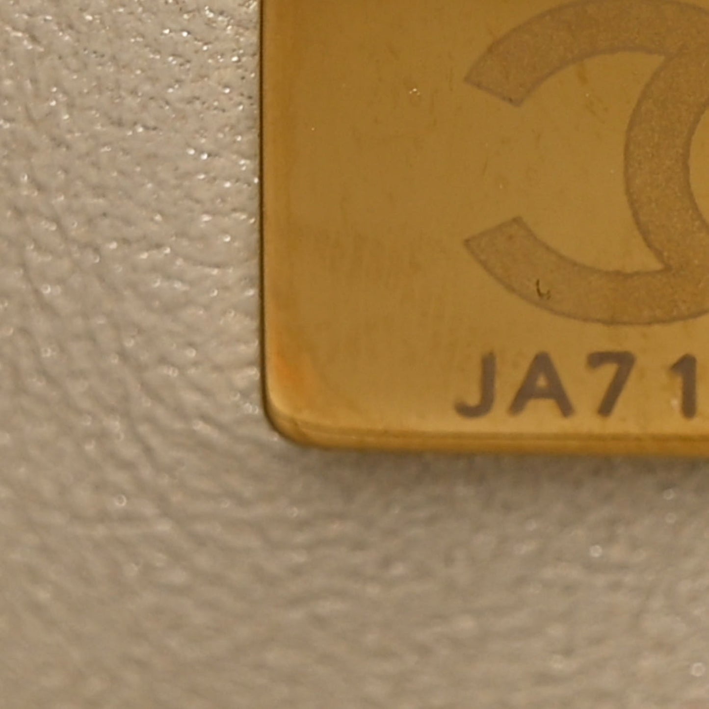 Metallic Lambskin Quilted Medium Double Flap Gold