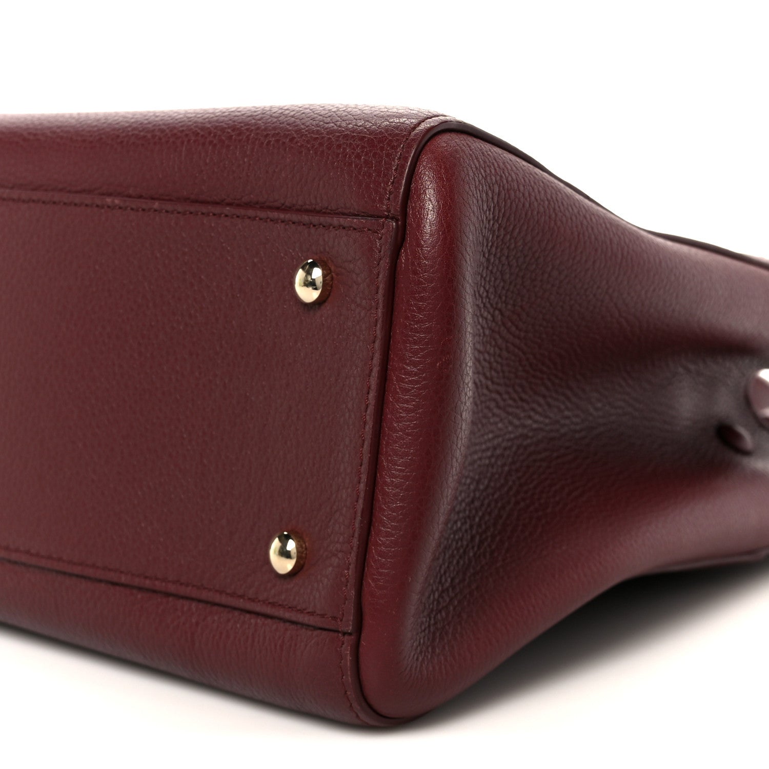 Chanel Grained Calfskin Small Neo Executive Shopper Tote Burgundy 10 of 10