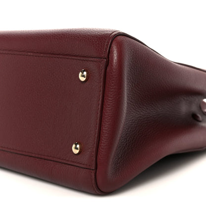 Chanel Grained Calfskin Small Neo Executive Shopper Tote Burgundy 10 of 10
