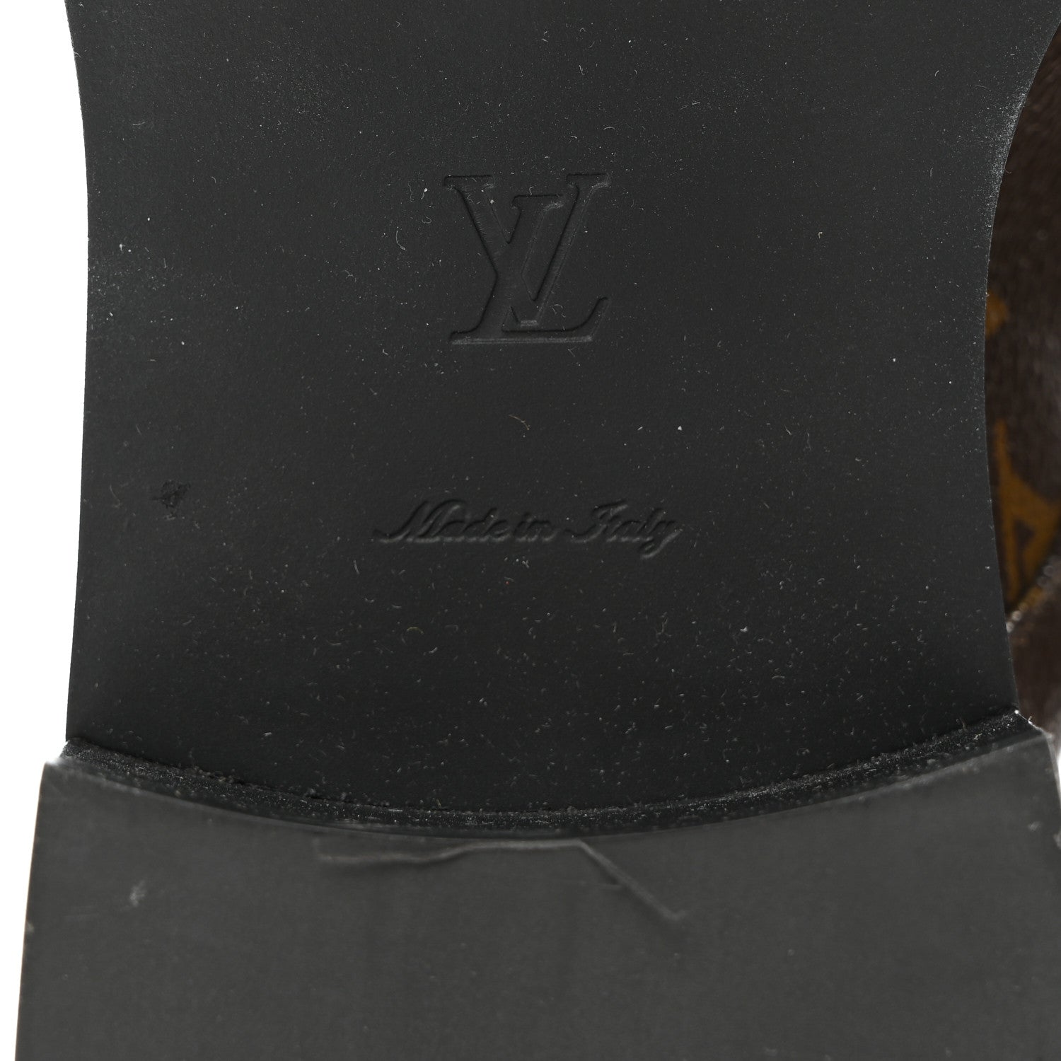 Louis Vuitton Calfskin Monogram Wonderland Flat Ranger Boots 39 Black 9 of 9