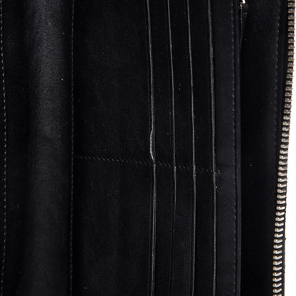Chanel Patent Quilted Large Zip Around Organizer Wallet Black 9 of 12