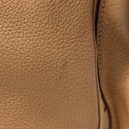 Prada Vitello Daino Buckle Shoulder Bag Sabbia 20 of 20