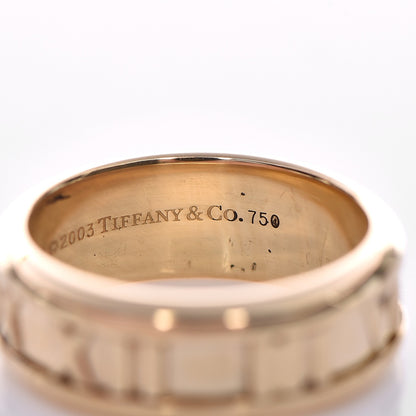 Tiffany 18K Yellow Gold Atlas Ring 5.75 5 of 5