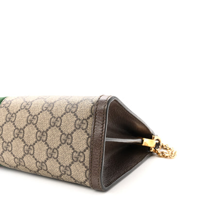 Gucci GG Supreme Monogram Web Medium Ophidia Chain Shoulder Bag Brown 10 of 10