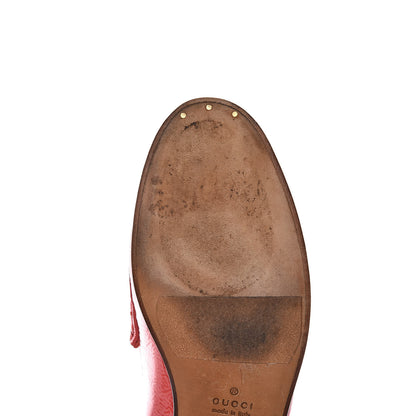 Gucci Patent Womens 1953 Horsebit Loafers 36 Coral 9 of 14