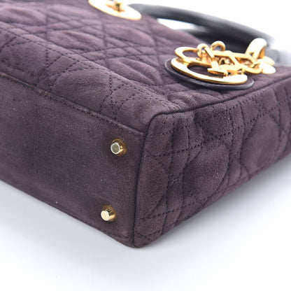 Christian Dior Suede Cannage Mini Lady Dior 8 of 8