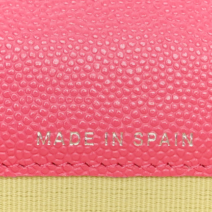 Chanel Caviar Quilted Chain CC Flap Card Holder Dark Pink 7 of 10