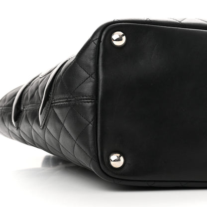 Chanel Calfskin Quilted Large Cambon Tote Black 9 of 16
