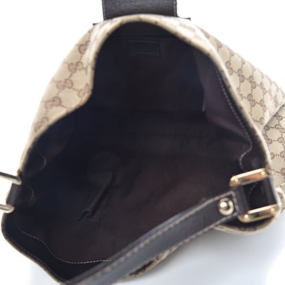 Gucci Monogram Large New Ladies Web Hobo Dark Brown 7 of 11