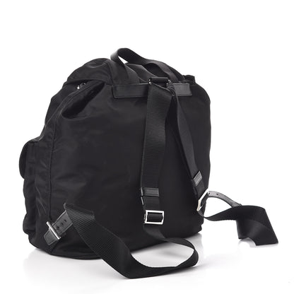 Prada Tessuto Nylon Vela Saffiano Large Backpack Black 3 of 11