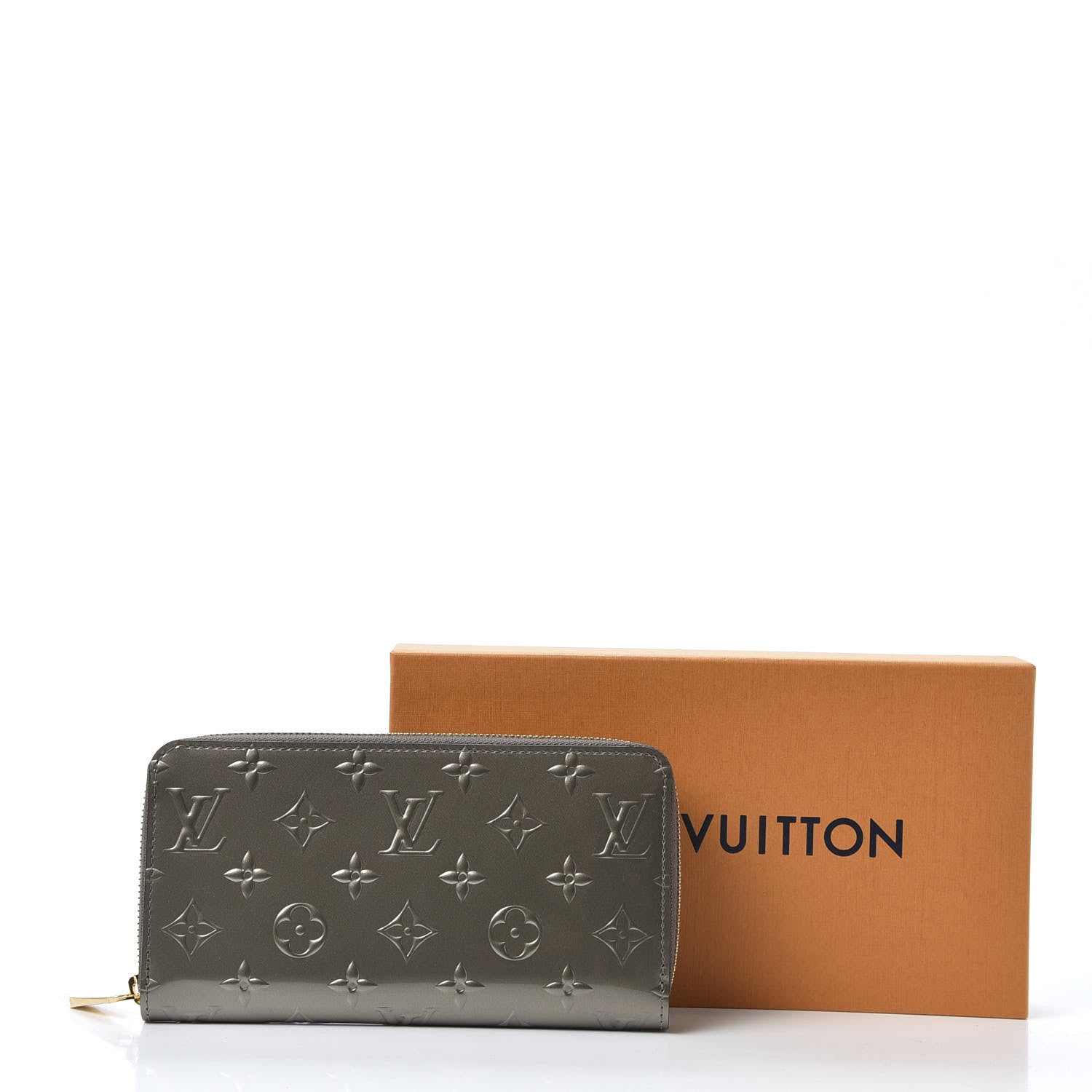 Louis Vuitton Vernis Zippy Wallet Champagne Metallise 8 of 8