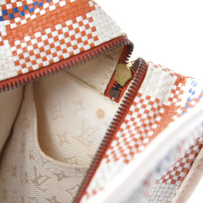 Louis Vuitton Woven Street Shopper PM Orange 11 of 13