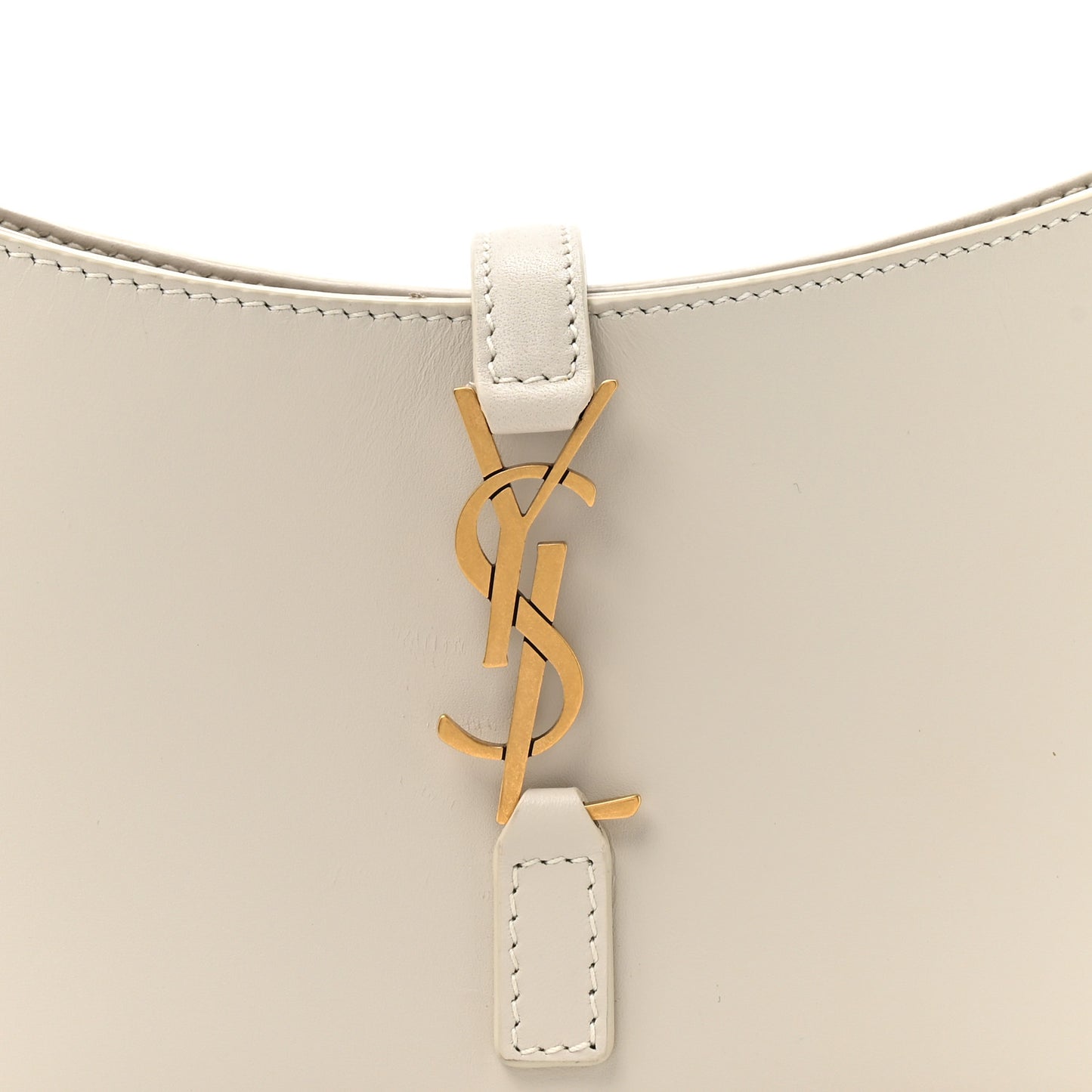Smooth Calfskin Le 5 A 7 Mini Hobo Blanc Vintage