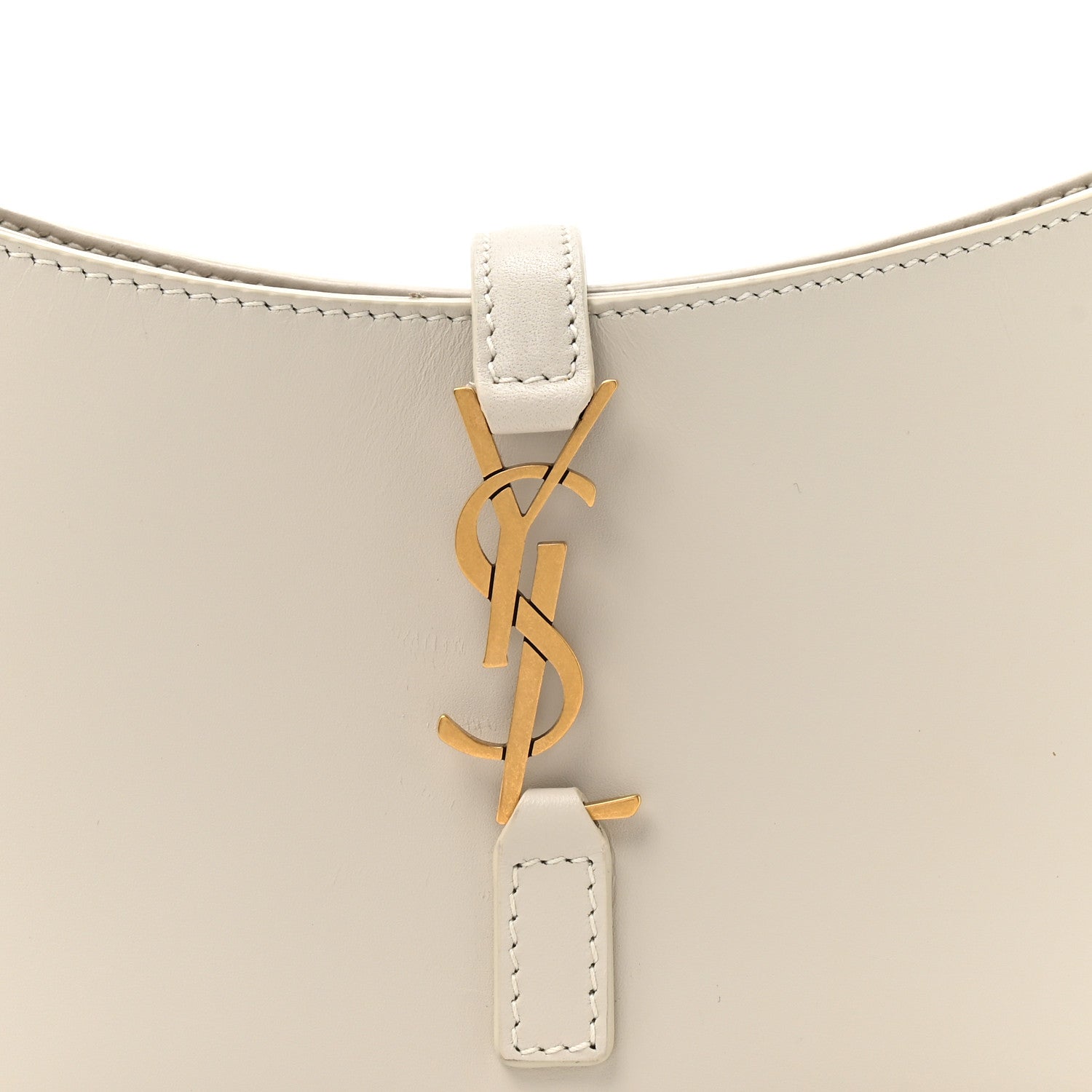 Saint Laurent Smooth Calfskin Le 5 A 7 Mini Hobo Blanc Vintage 8 of 10