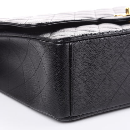 Chanel Caviar Quilted Maxi Double Flap Black 8 of 16