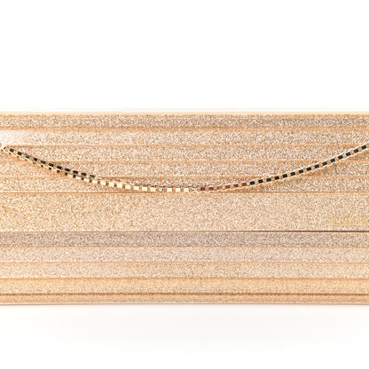 Jimmy Choo Acrylic Glitter Sweetie Clutch Gold 7 of 9