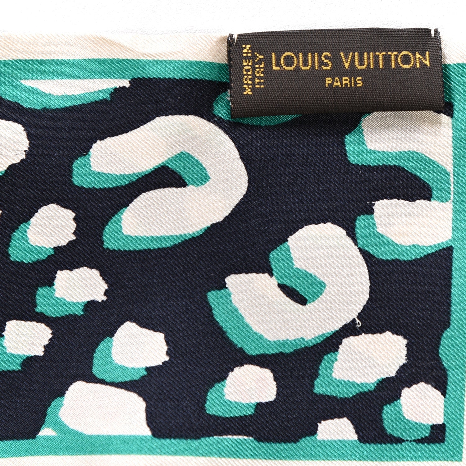 Louis Vuitton Silk Leopard Bandeau Blue Infini 3 of 3