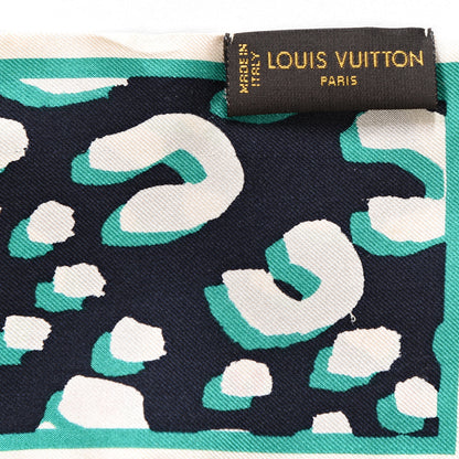 Louis Vuitton Silk Leopard Bandeau Blue Infini 3 of 3