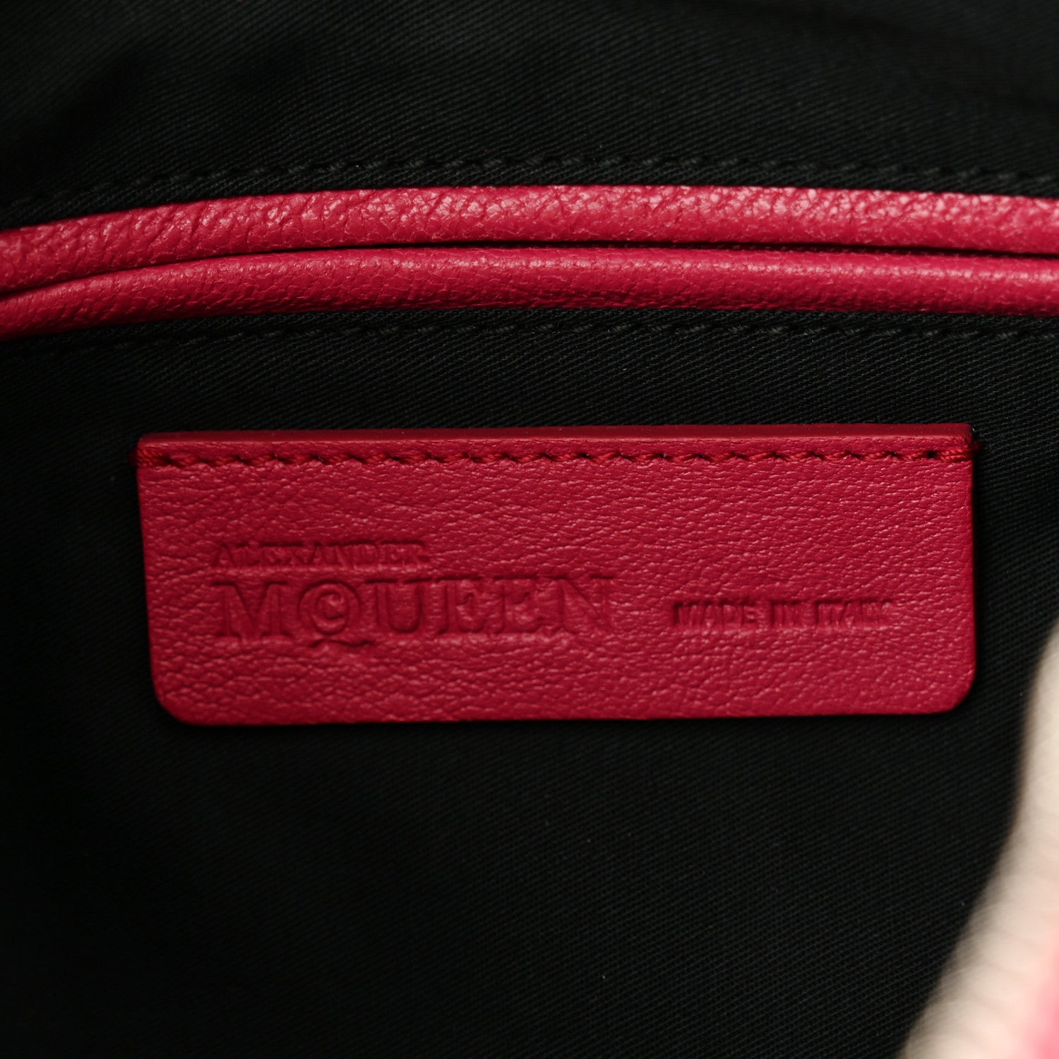Alexander McQueen Calfskin Pony Hair De Manta Clutch Pink 6 of 9