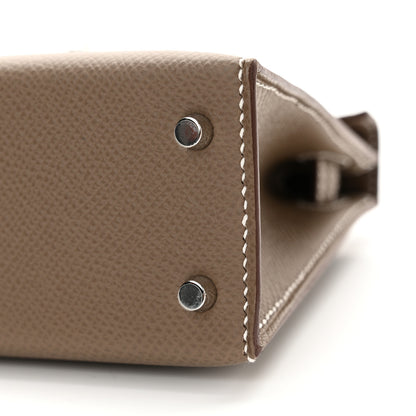 Hermes Epsom Mini Kelly Sellier 20 Etoupe 10 of 11