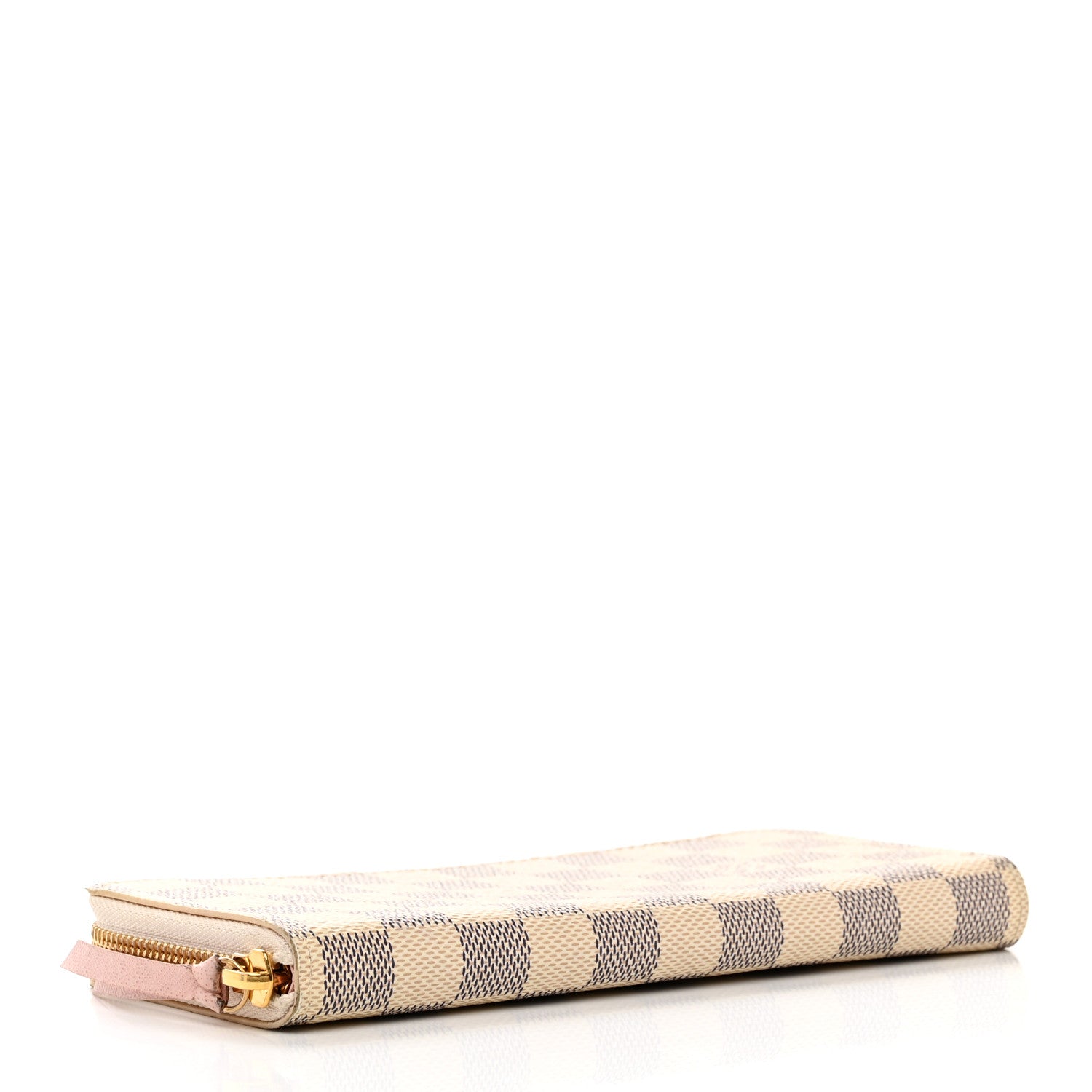 Louis Vuitton Damier Azur Clemence Wallet Rose Ballerine 4 of 10