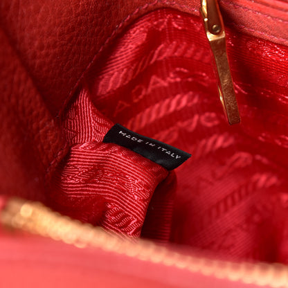 Prada Vitello Daino Tote Rosso 7 of 22
