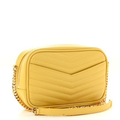 Saint Laurent Grain De Poudre Matelasse Monogram Mini Lou Camera Bag Sunflower 2 of 9