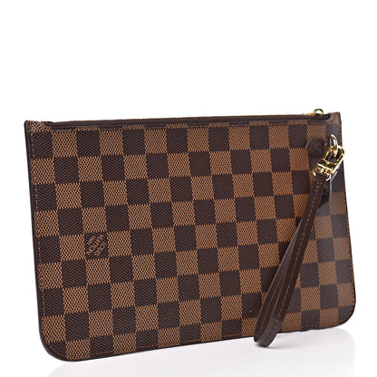 Louis Vuitton Damier Ebene Neverfull MM GM Pochette 3 of 8